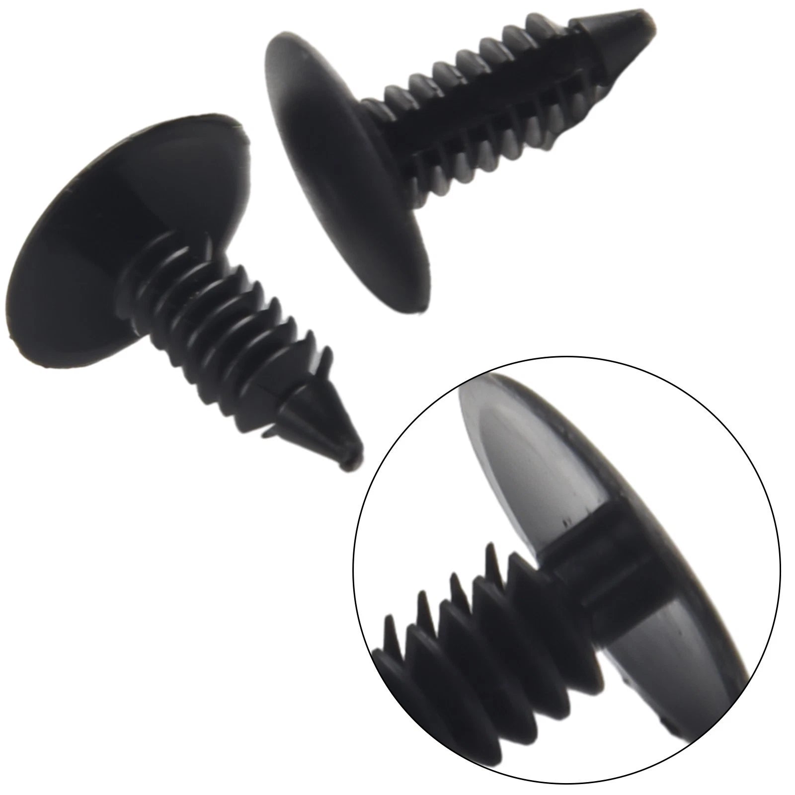50 Piece Plastic Rivet Push Pin Clips for Fender Bumper Shield