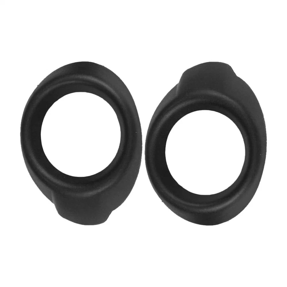Front Bumper Fog Light Cover Bezels for Ford Focus (2012–2014) - Black