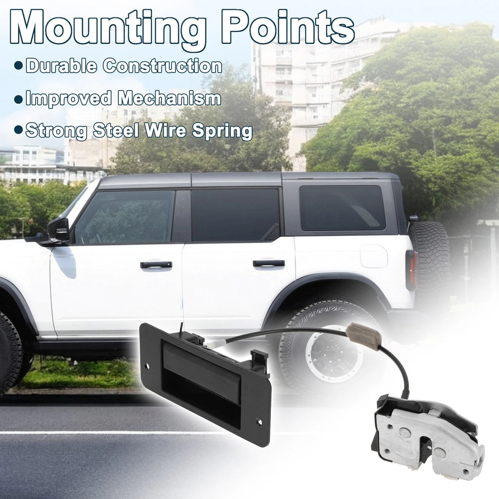 Tailgate Handle Bezel for Ford E150 E250 E350 E450 (Black)