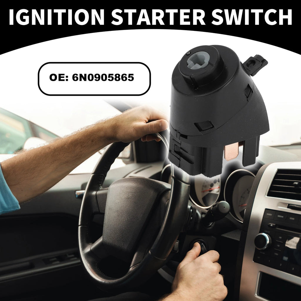 Ignition Starter Switch Replacement for Volkswagen Cabrio Corrado EuroVan (1986–1999)