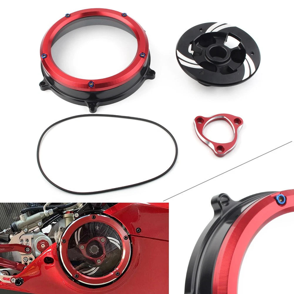 Clear Clutch Cover Protector Guard for Ducati Panigale 1199 1299 959 (2012–2020)