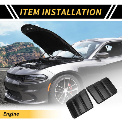 Carbon Fiber Engine Shroud Cover Set for Toyota Tundra (2022–2024)