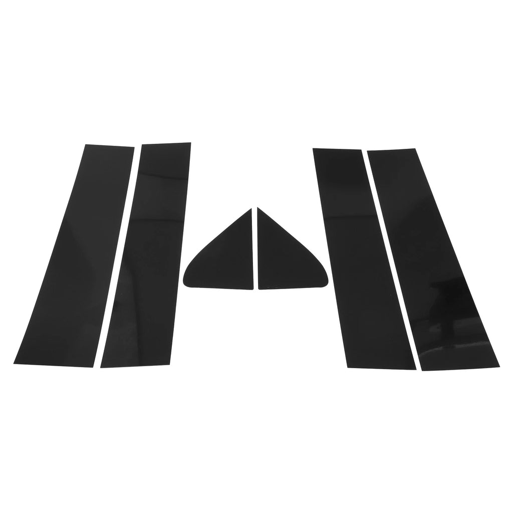 6 Pcs Door Pillar Window Trim Replacement for Chevy Silverado (2019–2024)
