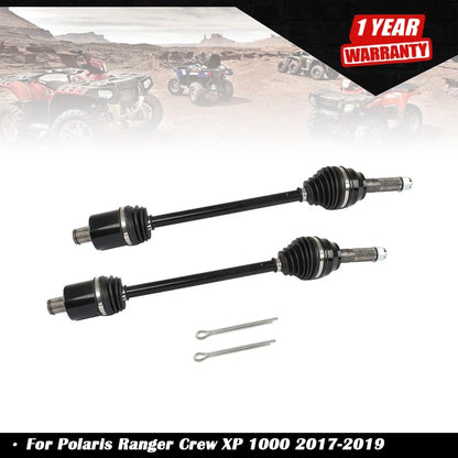 2X Rear CV Axle Drive Shaft for Polaris Ranger Crew XP 1000 (2017–2019)
