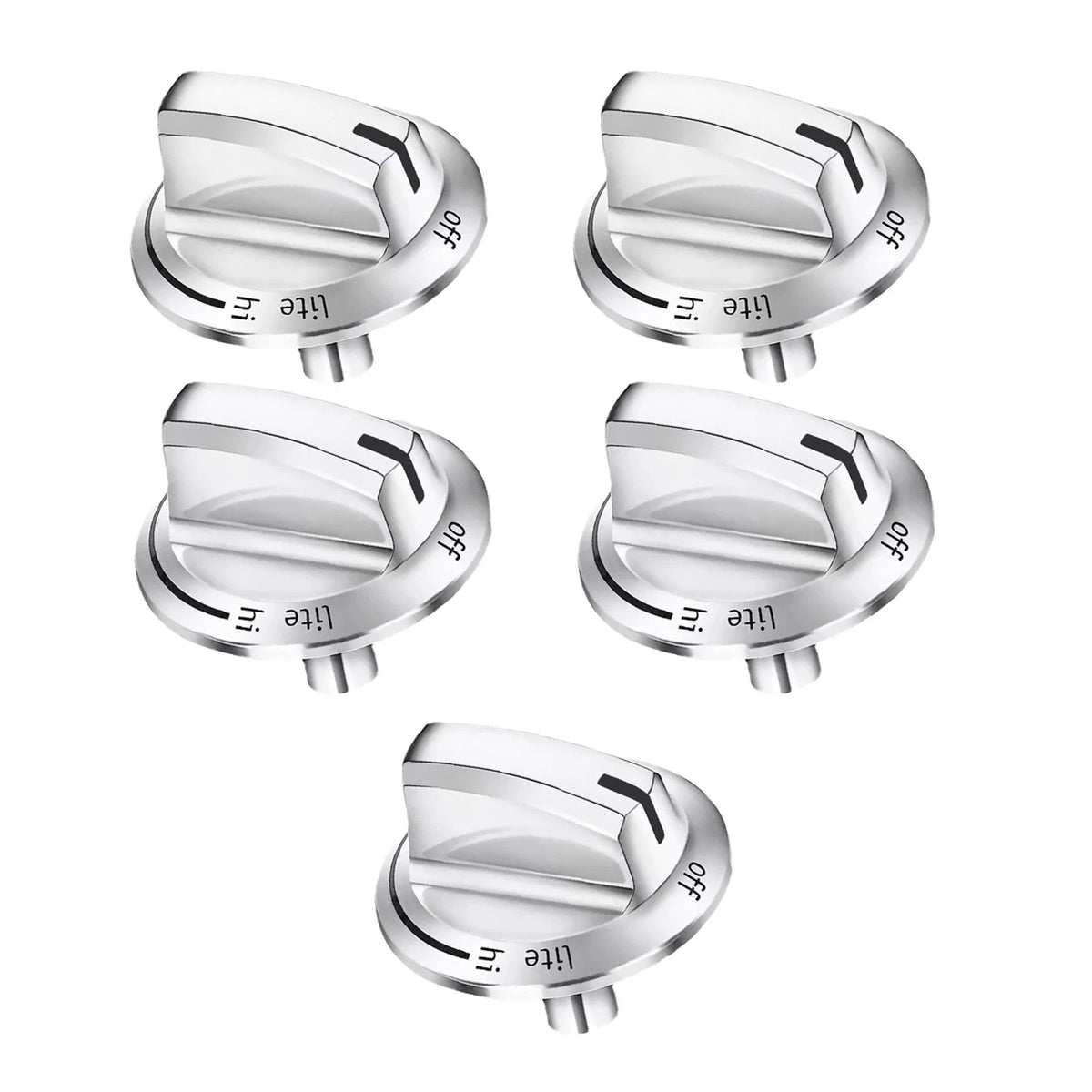 5pcs Stove Knob Replacement for Frigidaire Gas Range