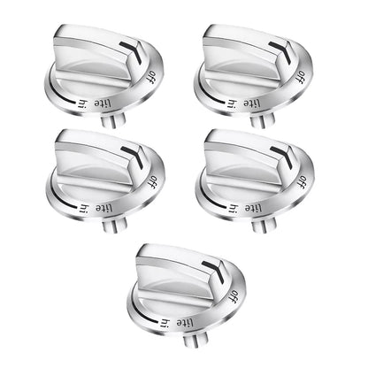5pcs Stove Knob Replacement for Frigidaire Gas Range