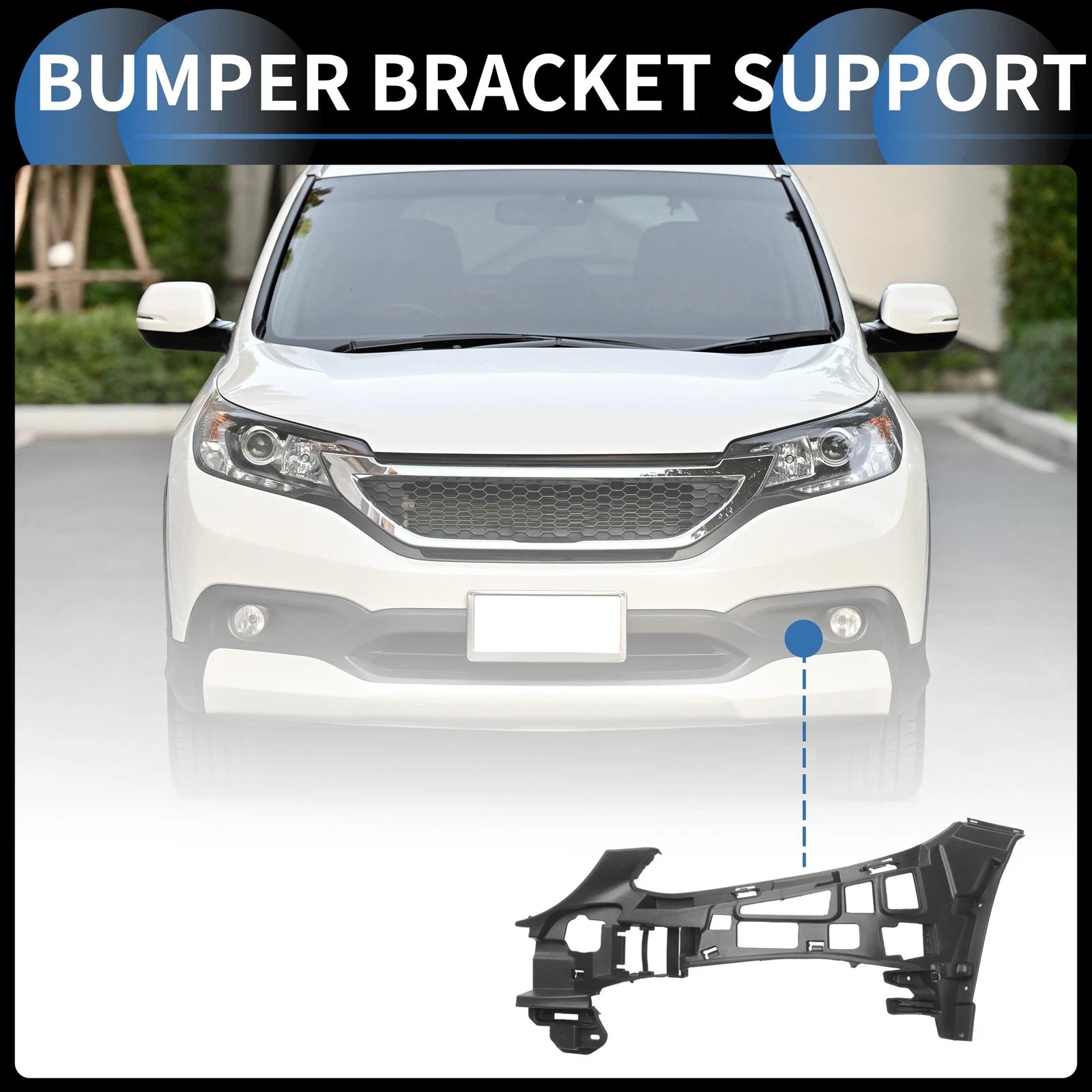 Left Front Bumper Retainer Bracket Replacement for Mercedes-Benz C300 (2015–2021)