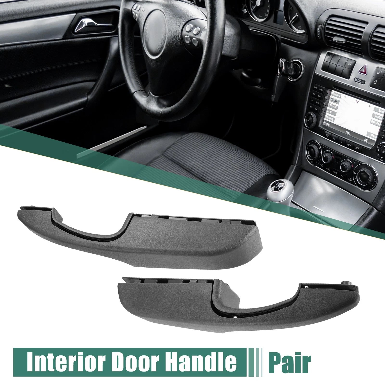 Interior Door Pull Handle Front Side Replacement for Chevrolet Express 1500 (2003–2014)