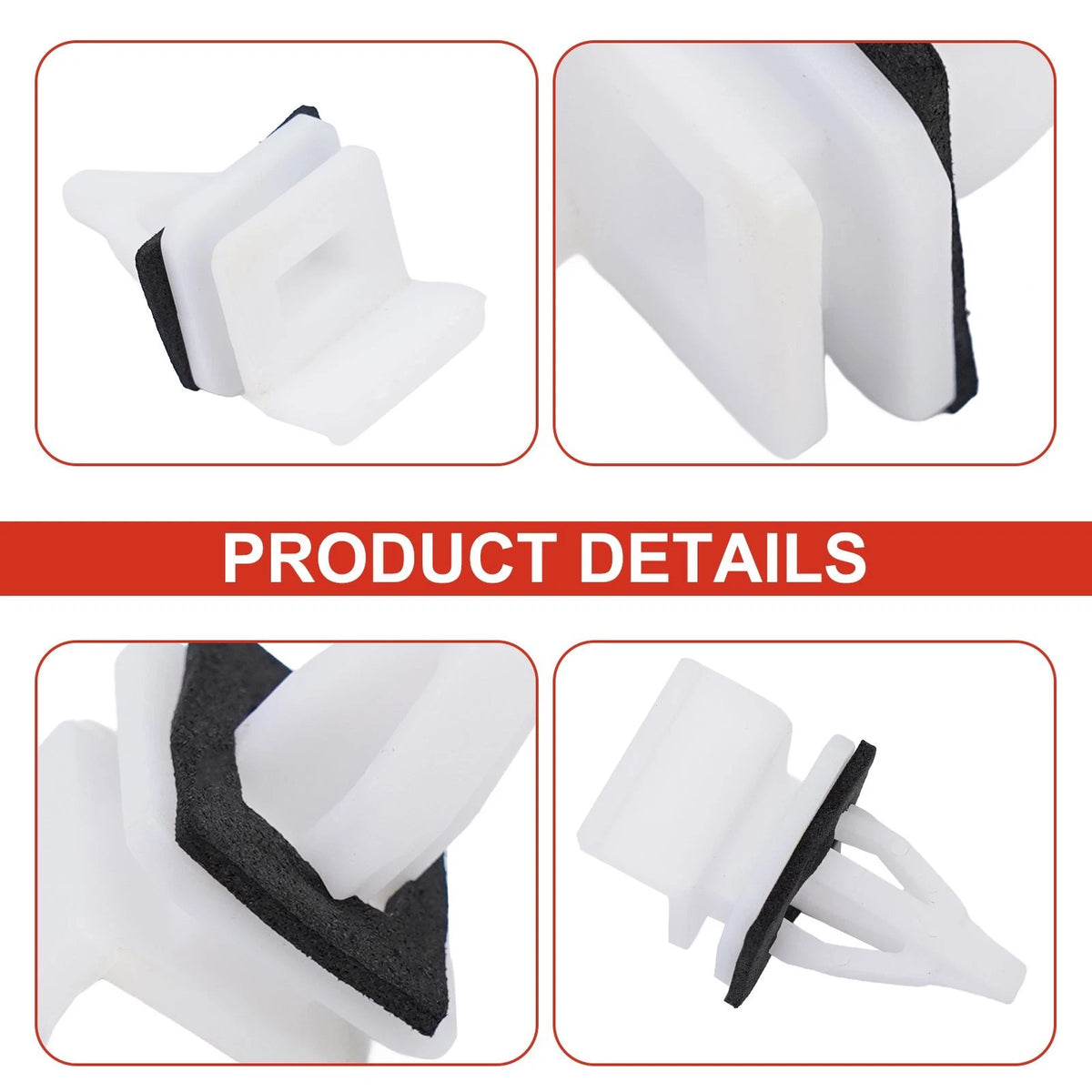 Rivet Moulding Clips for Rocker Seal Side Skirt Sill Trim (Universal)