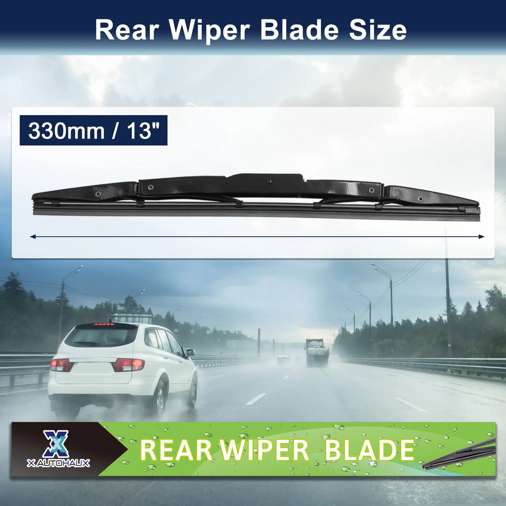 Rear Windshield Wiper Blade 330mm Replacement for Honda CR-V (2007–2022)