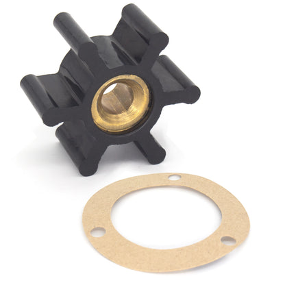 QuickMarine 131-0160 Water Pump Impeller with Gasket for Onan 4.0 6.5 7.5 KW