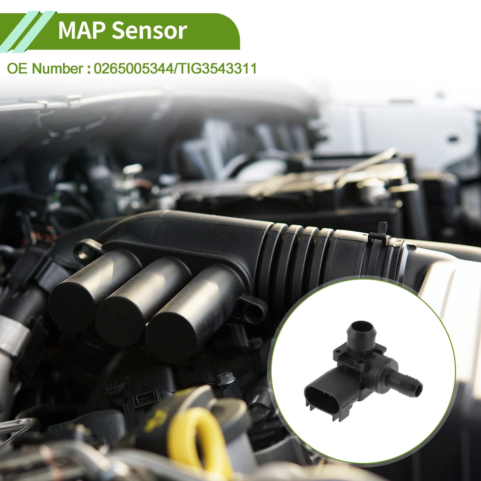 MAP Sensor for Abarth 124 (2014) No.0265005344 1 Pc