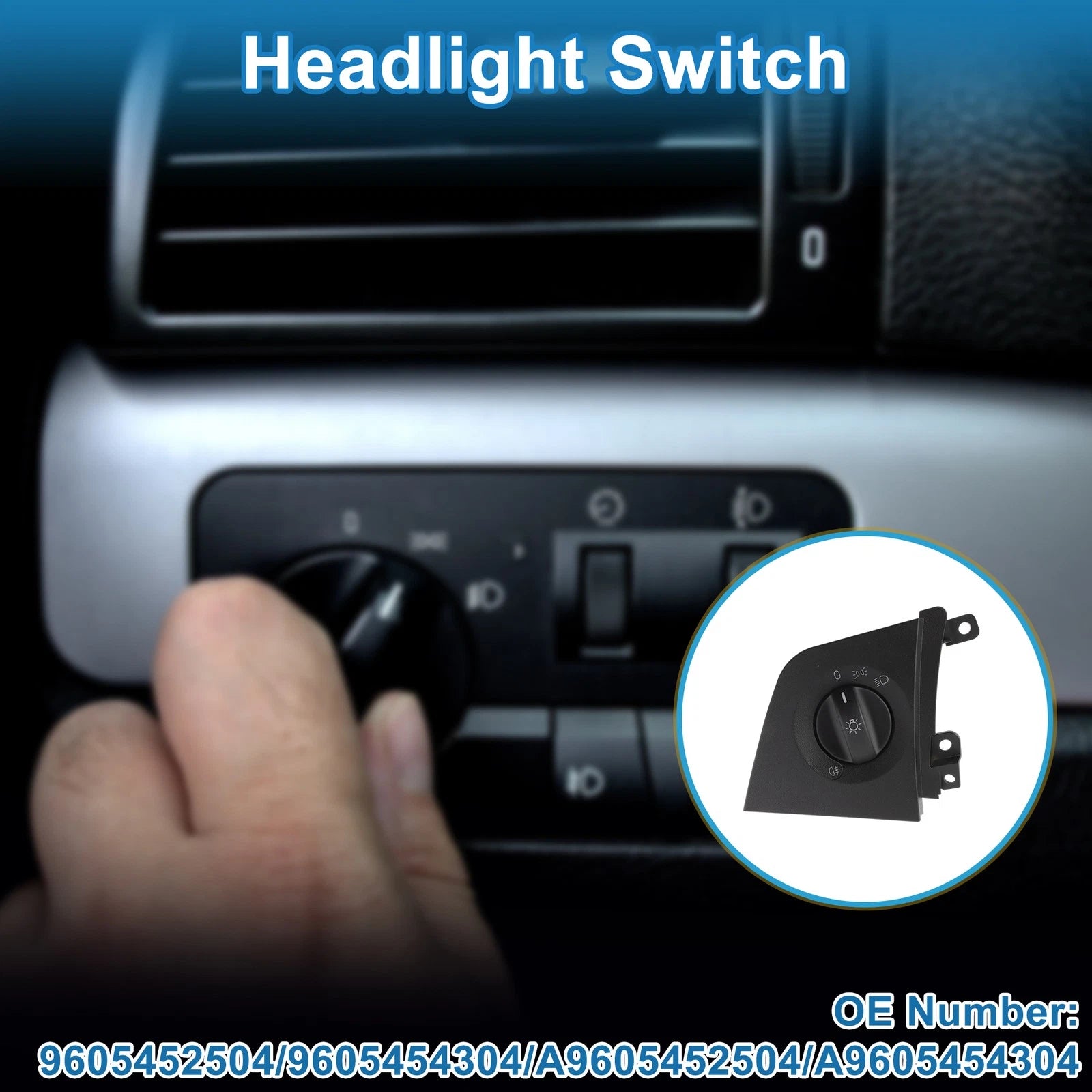 Headlight Switch for Mercedes-Benz Actros MP4 Truck (2011–2015) Replacement