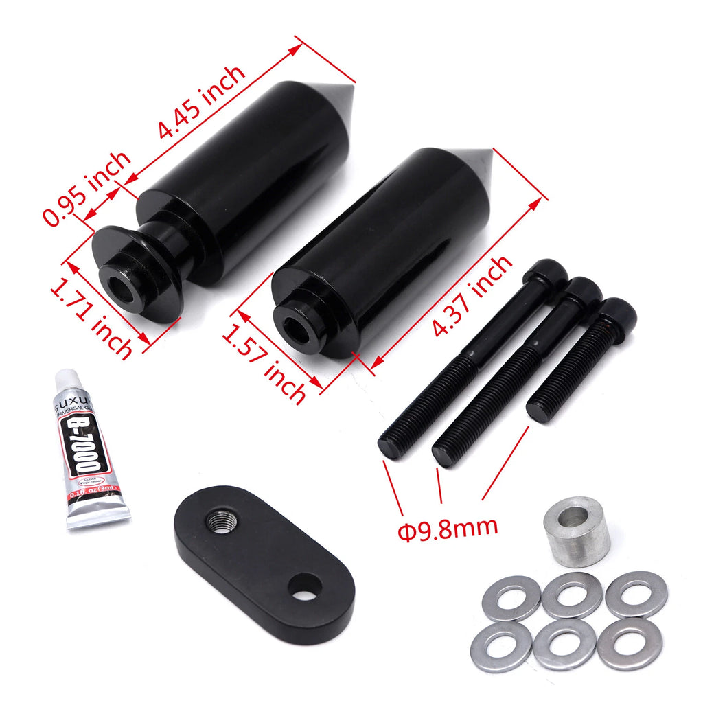 Spike Frame Slider Guard Crash Protector Pad for Yamaha YZF R (2006–2007)