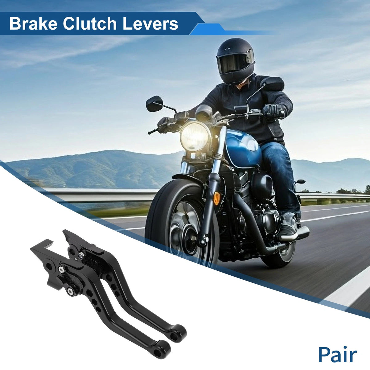 Adjustable Short Brake Clutch Lever Set for Aprilia RST1000 (1998–2000)