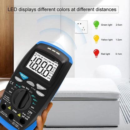 Portable Digital Multimeter Auto Ranging with Non Contact Voltage