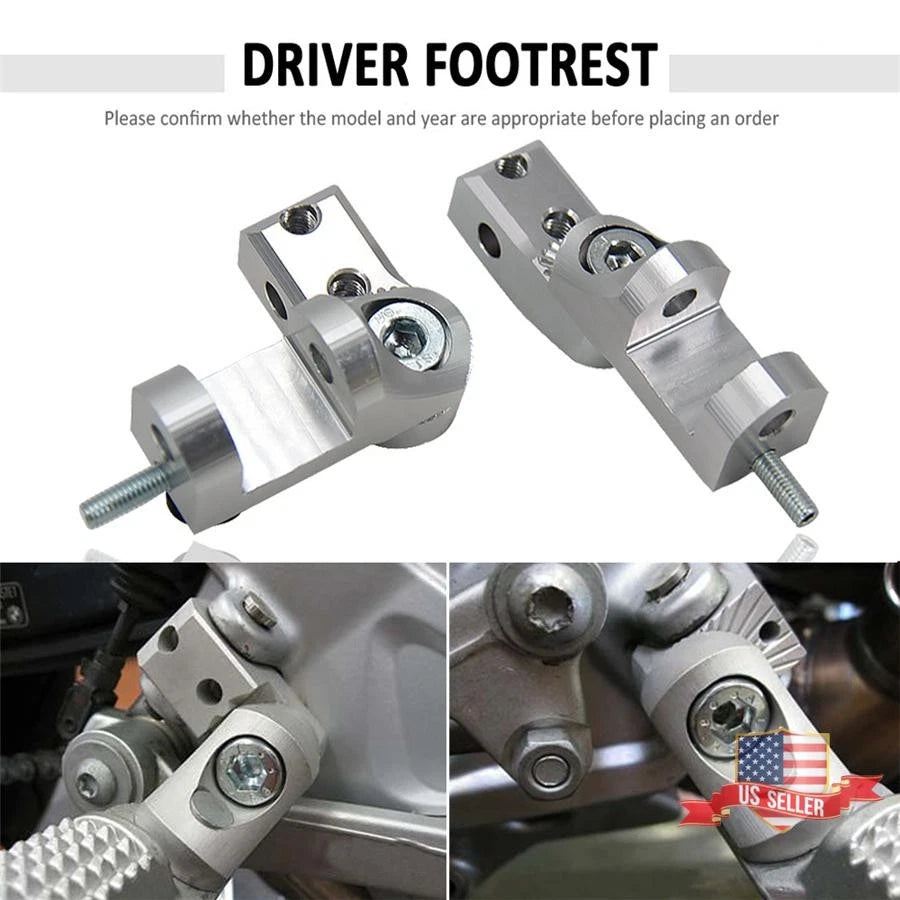 CNC Motorcycle Dirt Bike Foot Peg Lowering Kit Universal Pair