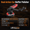 650W DA Car Buffer Polisher with 6" Backing Pad for Detailing (110V)