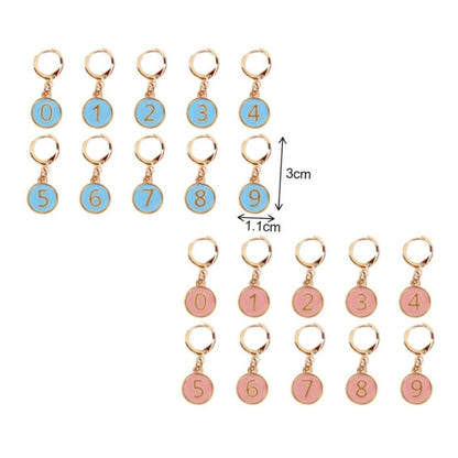 20pcs Metal Stitch Markers Clips for Knitting Crochet Yarn Projects