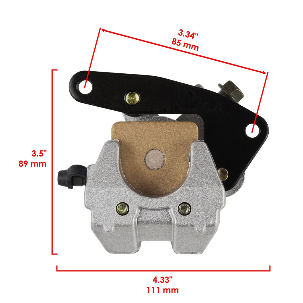 Front Left Right Brake Disc and Caliper for Suzuki Eiger 400 LTF400 (2002–2007)