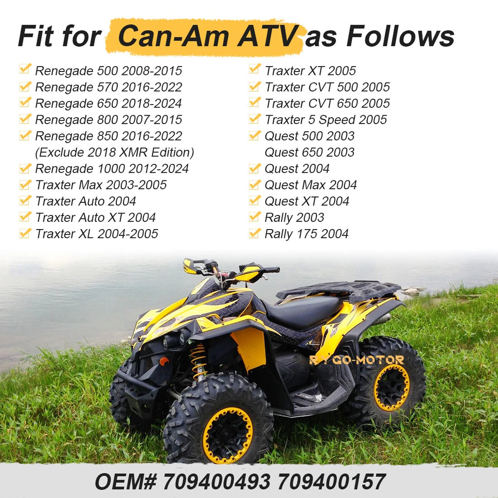 2 Handlebar Grips for Can-Am Outlander 1000R 850 800 700 650 570 450 400 330 (2010–2023)