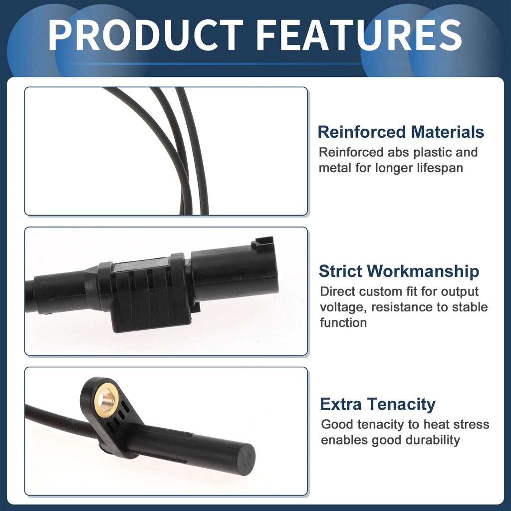 ABS Wheel Speed Sensor No. 9065401117 for Dodge Sprinter 3500 (2007–2009)