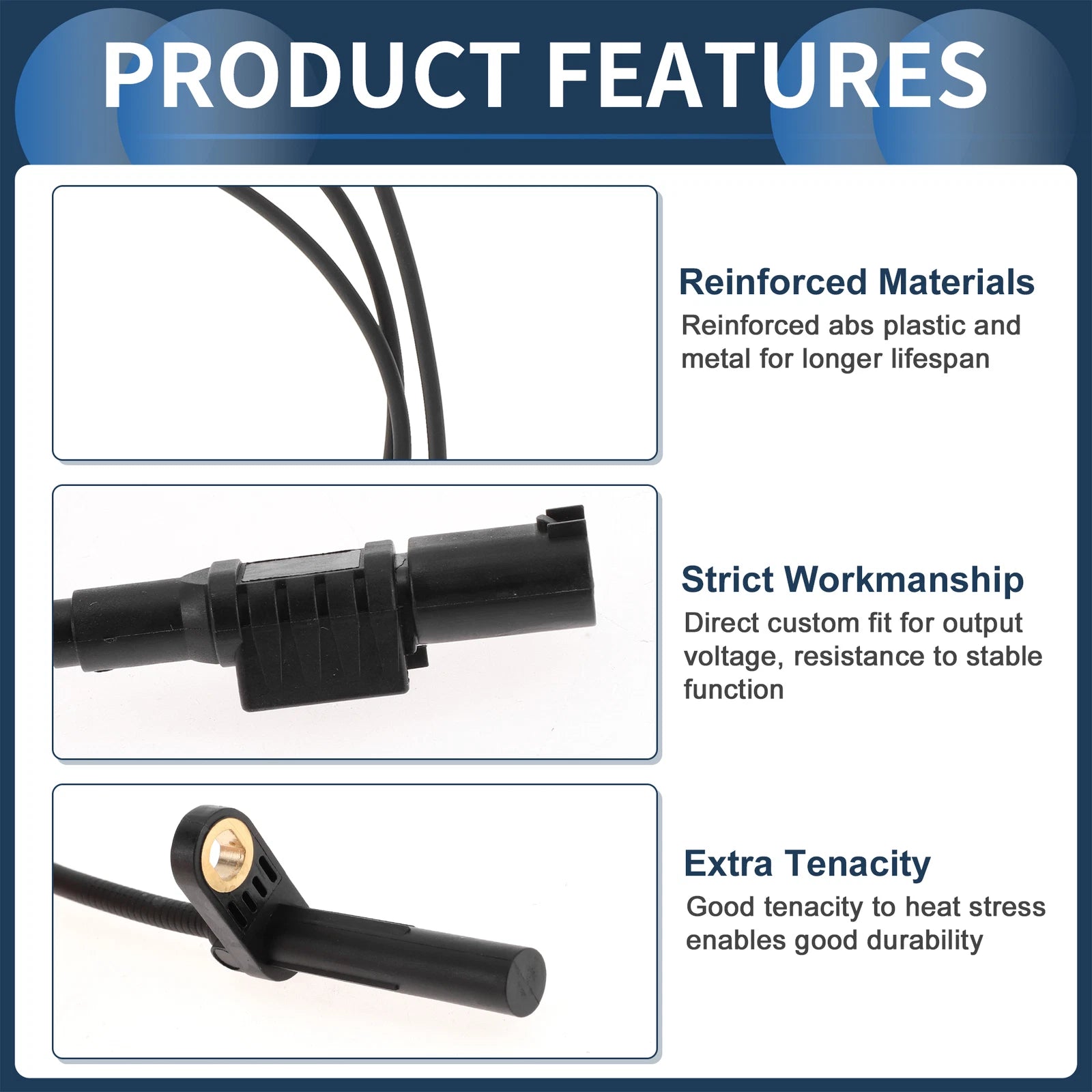 ABS Wheel Speed Sensor No. 9065401117 for Dodge Sprinter 3500 (2007–2009)