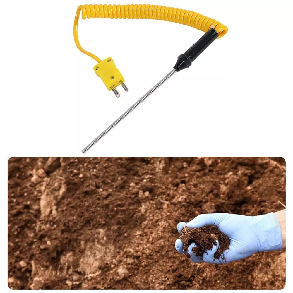 K-Type Thermocouple Probe for Various Applications (Optional Needle Lengths)
