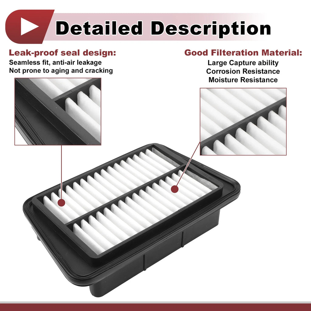 Engine Air Filter Replacement for Mazda EBD-DG64V 1 Pc Long Life (2005–2015)