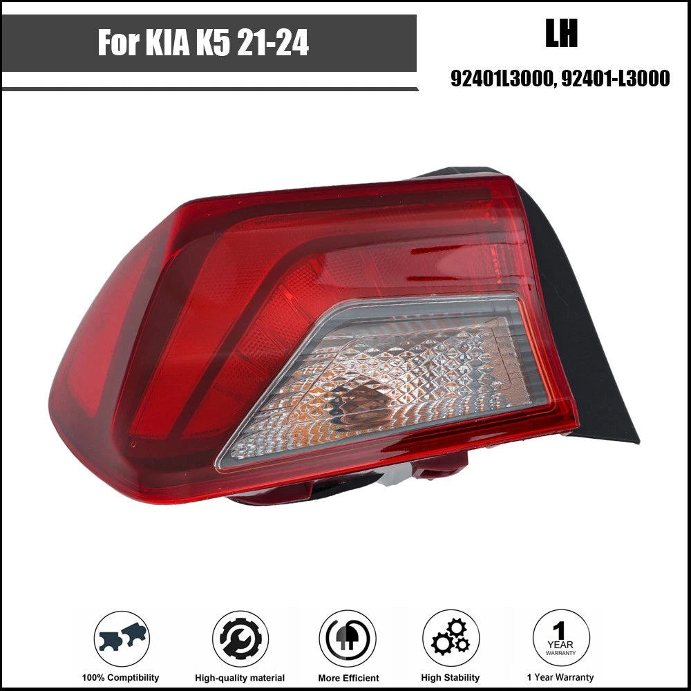 Projector Headlight for KIA K5 (2021–2024) Left Clear Lens
