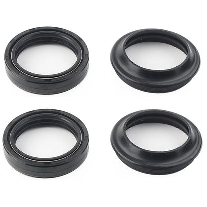 Set of 2 Front Damper Shock Absorber Forks 49X60-10MM Black Seals for