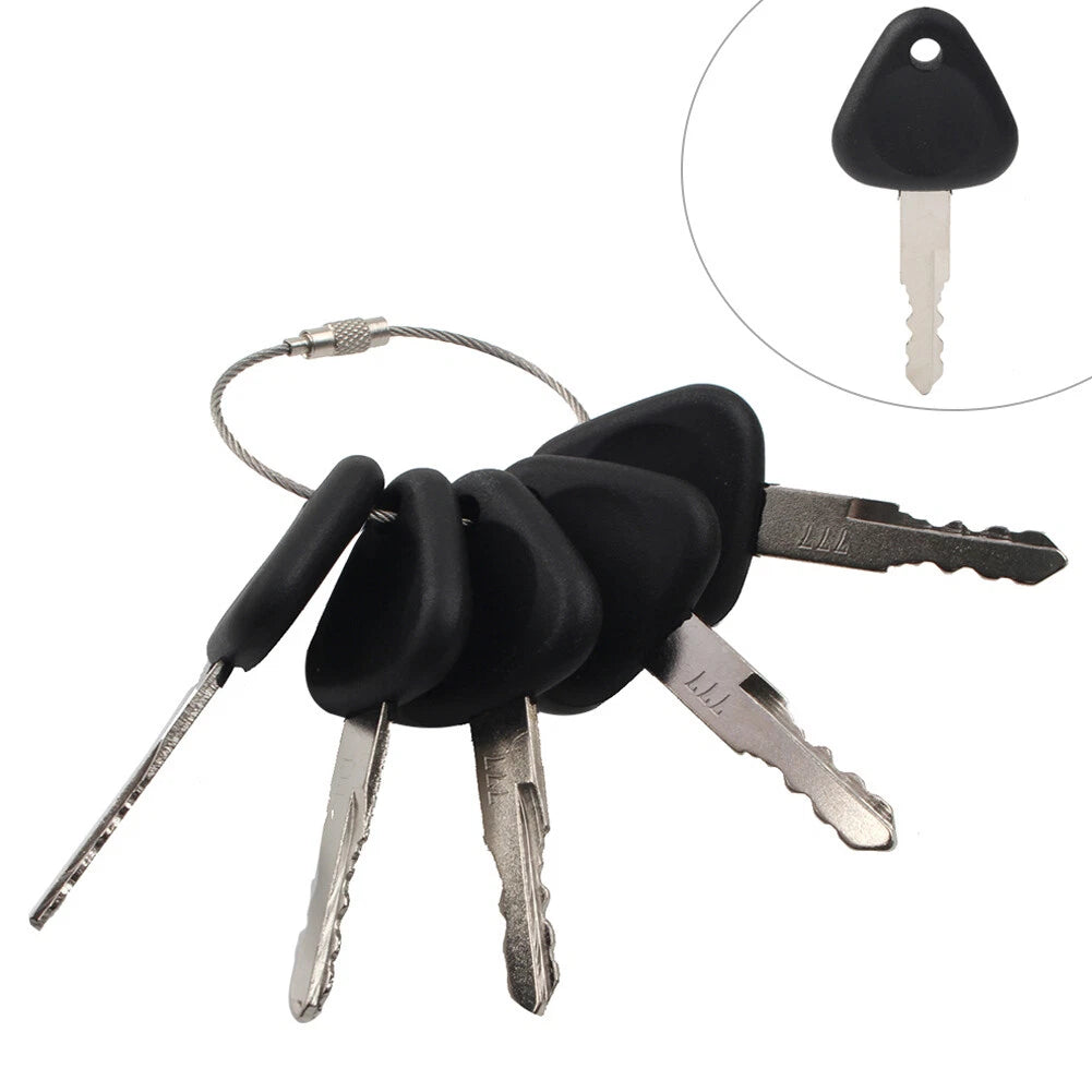 5PCS Key for Volvo Excavator Grader Dozer Dumper
