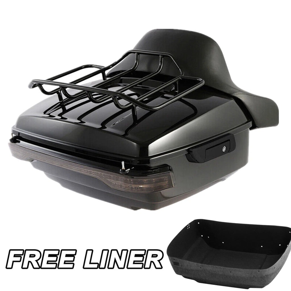Trunk Pad Tail Light for Harley Touring Road Glide (2014–2026) Black