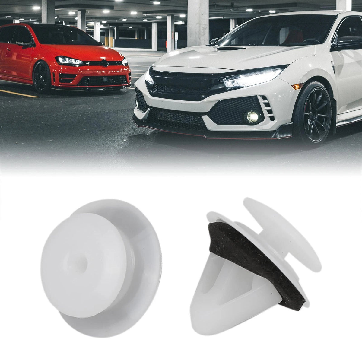 30pc Nylon Door Trim Panel Retainer Clips with Sealer for Mazda (—)