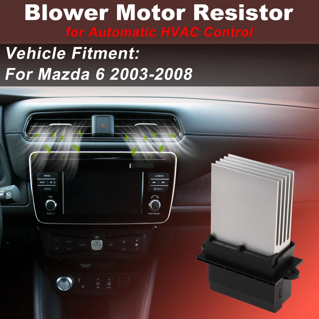 Blower Motor Resistor for Mazda 6 (2003–2008) Replace 5369585/GK3M61 B15
