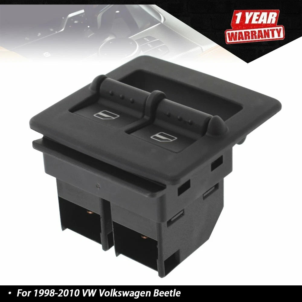 1Pcs Front Left Window Switch 1C0959855A for VW Beetle (1998–2010)