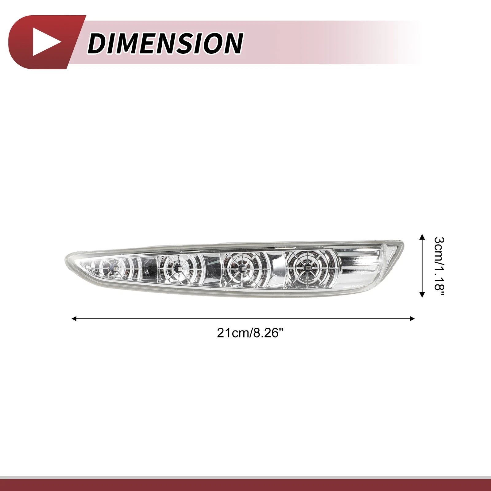 Car Mirror Turn Signal Light Left LED Replacement for Hyundai Sonata (2011–2015)
