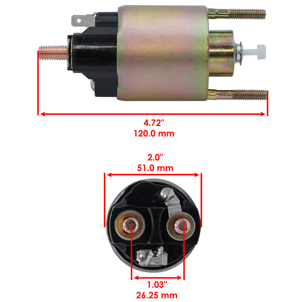 Starter Relay Solenoid Replacement for John Deere Z445 Z465 (2019–2019)