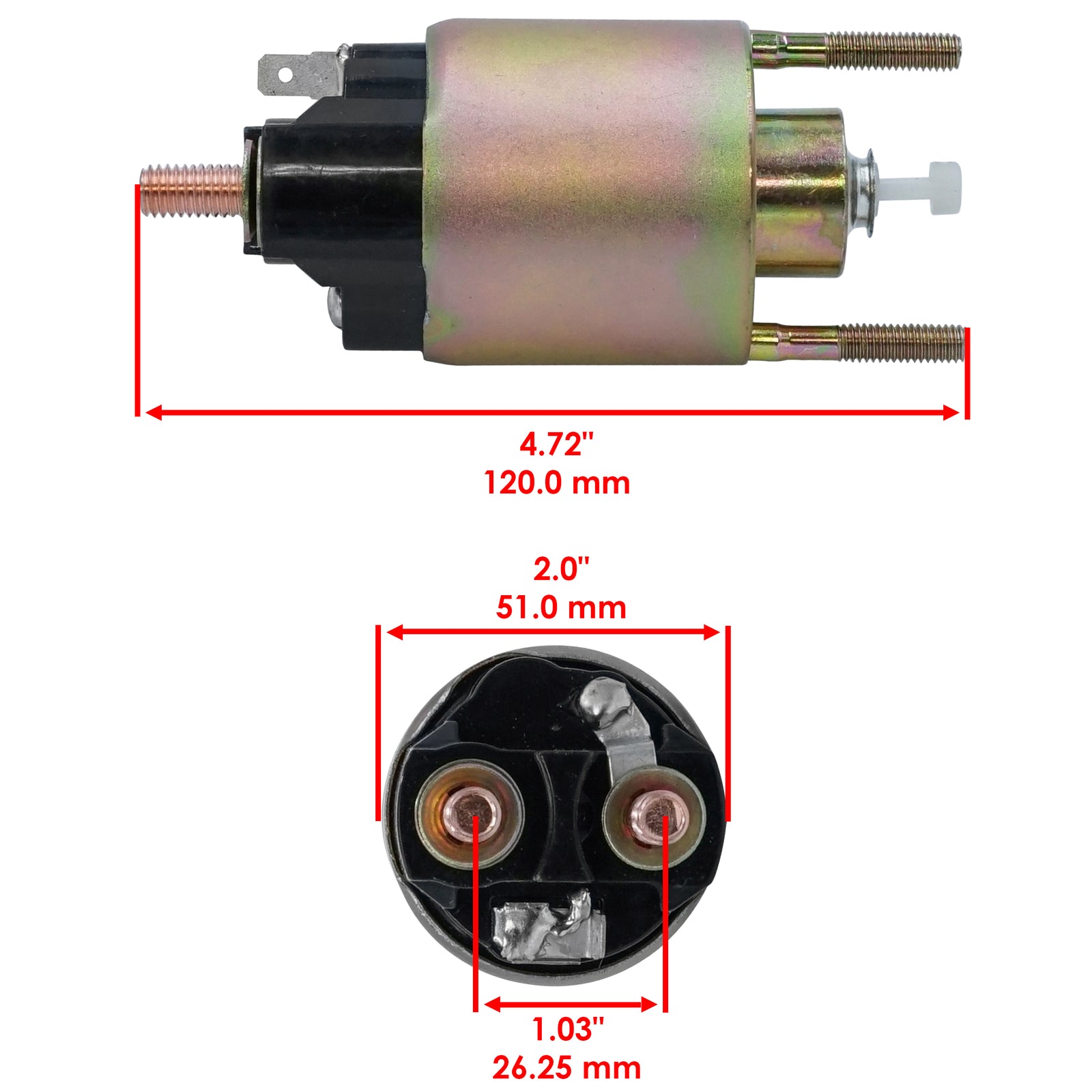 Starter Relay Solenoid Replacement for John Deere Z445 Z465 (2019–2019)