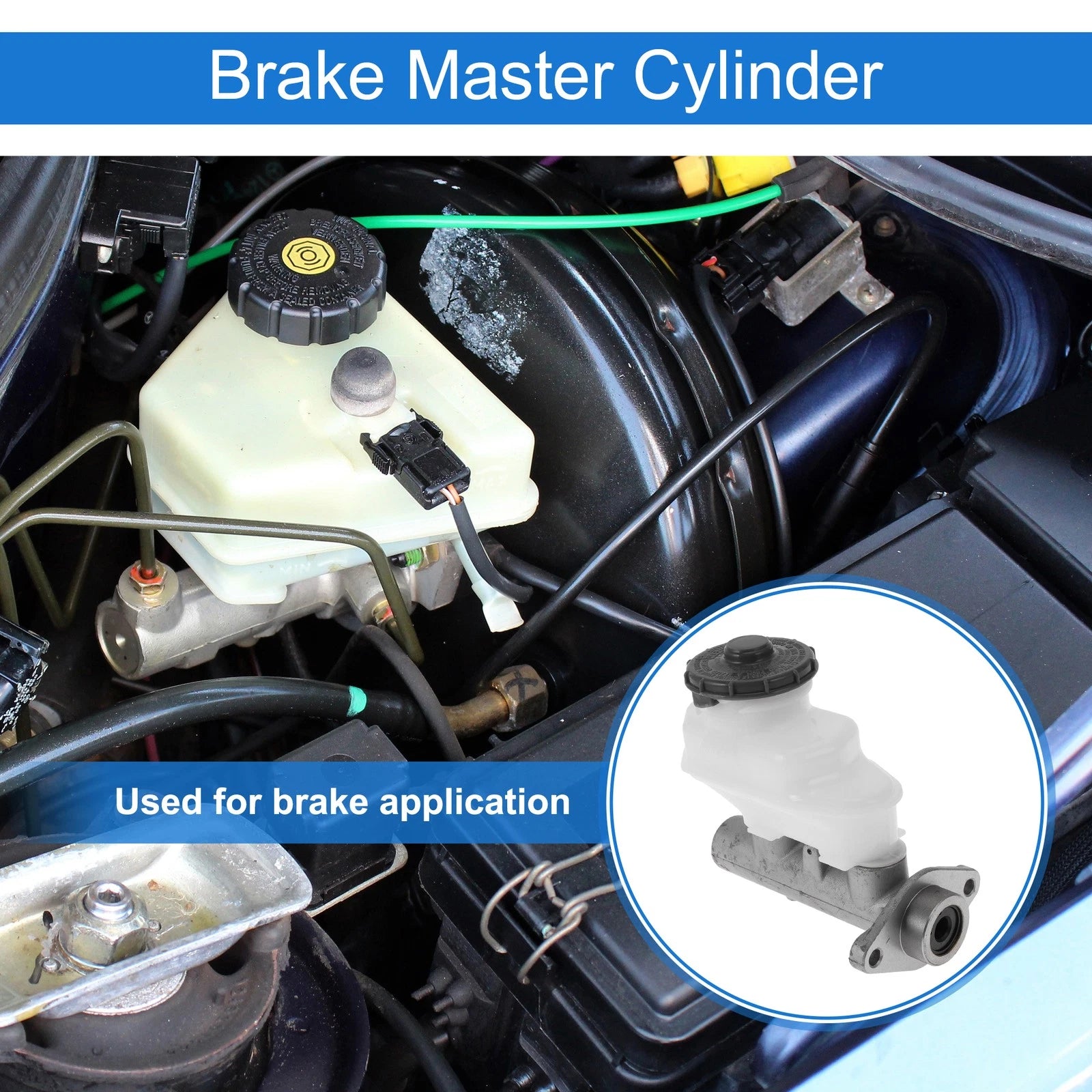 Brake Master Cylinder with Reservoir Replacement for Honda Accord (1998–2002)