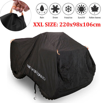 Large Waterproof ATV Cover for Yamaha Honda (UV Dust Protection)