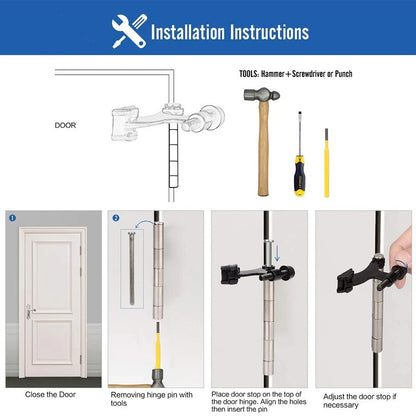 Door Stopper Kit for Hinged Doors