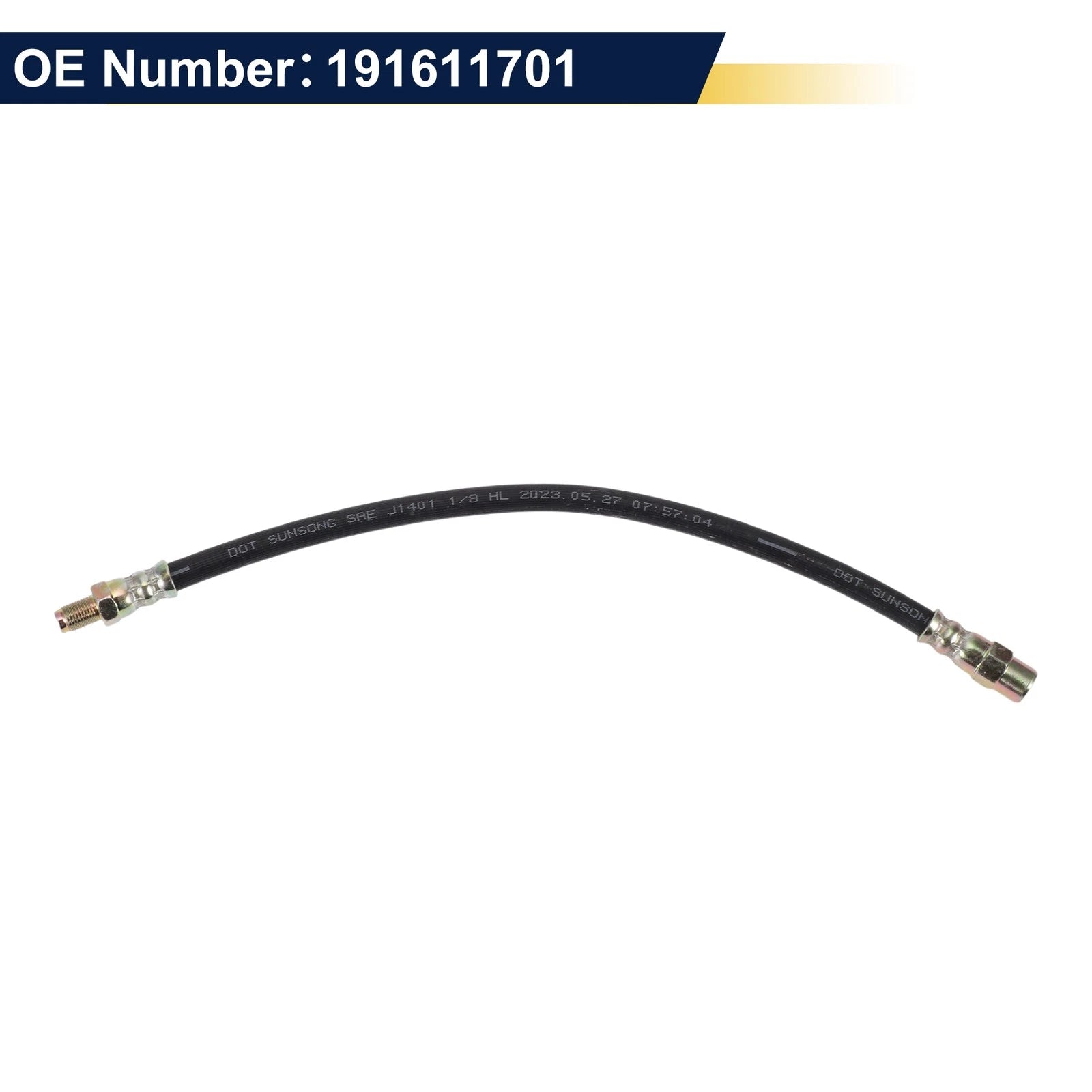 Front Brake Hose for Volkswagen Golf (1979–1992) Brake Hydraulic Line
