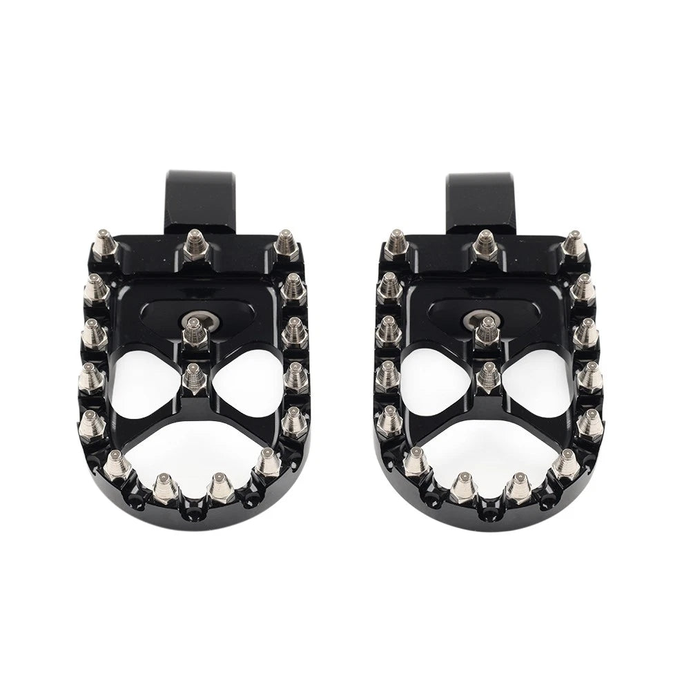 2X MX Style Rear Foot Pegs for Harley Softail Fat Bob Low Rider (2018–2023)