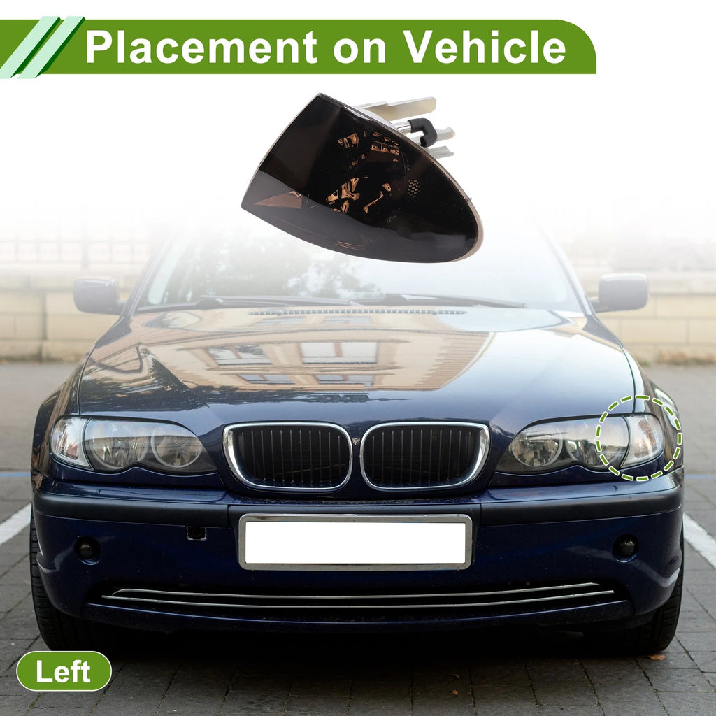 Left Corner Signal Light Cover Replacement for BMW 3 Series (1999–2001)