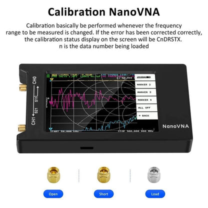 NanoVNA-H4 Vector Network Analyzer for 50KHz–1.5GHz (4" LCD)