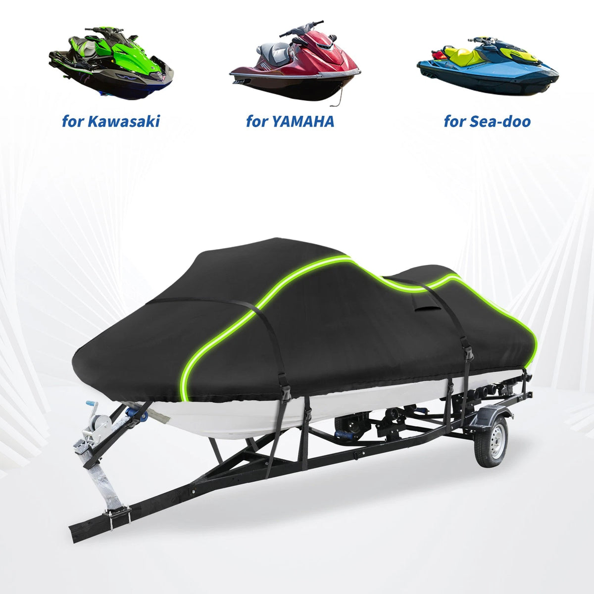 90" Jet Ski Cover for Seadoo, Kawasaki (Waterproof)