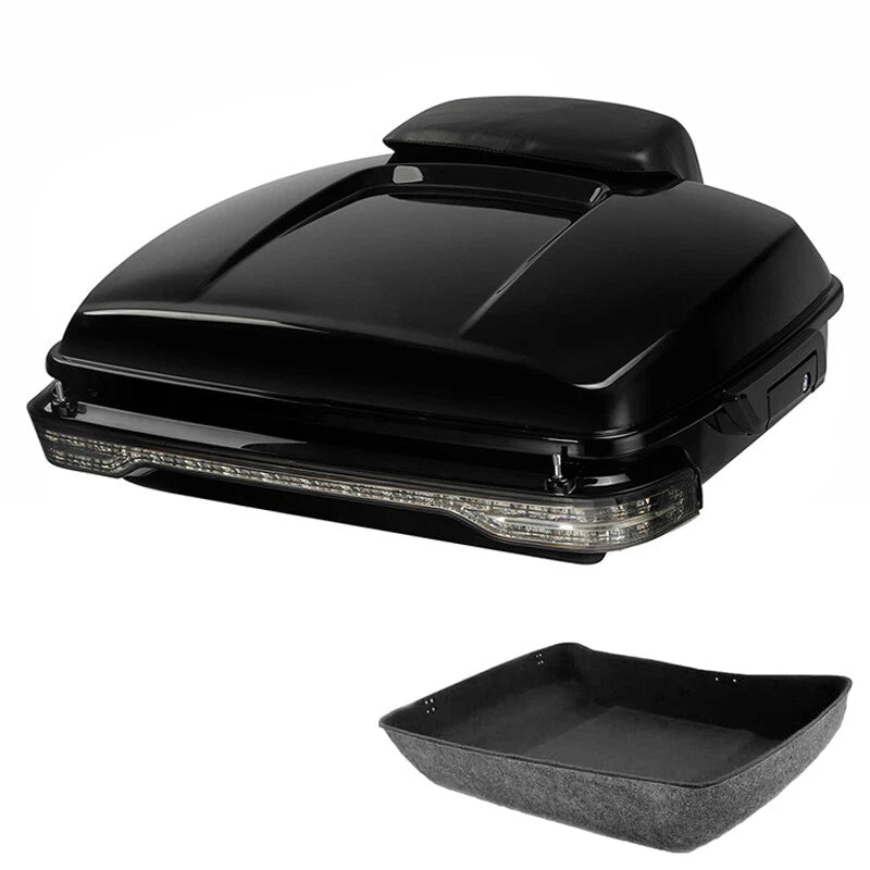 Chopped Trunk Backrest Tail Light for Harley Road King Glide (2014–2026)