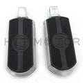 Chrome Skull Rubber Footpeg for Victory Cross Roads (2010–2017)