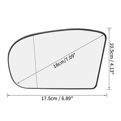 LH Mirror Glass for Mercedes E320 E350 E500 E55 AMG (2003–2009) 2038100121